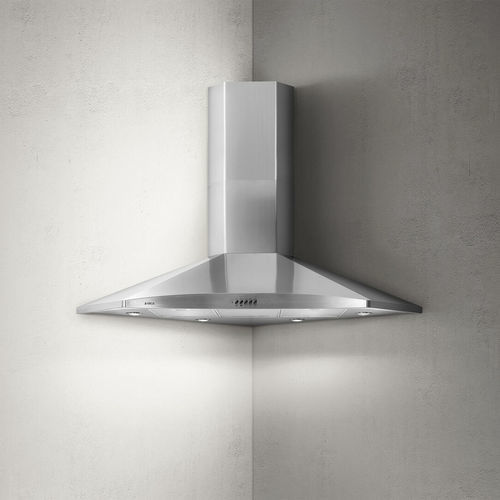 Cappa ad angolo - HYDRA - Elica - con condotto / con illuminazione integrata / classe C