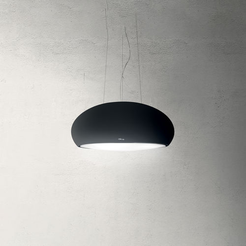 Cappa da soffitto - SEASHELL - Elica - con condotto / con illuminazione integrata / nera