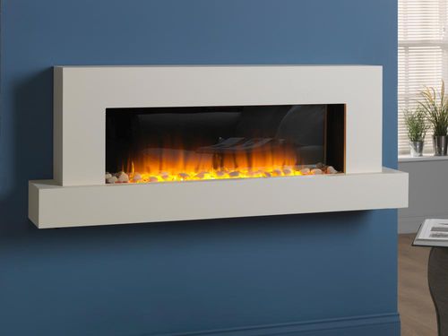 Camino elettrico - JAEGER 1360 - Flamerite Fires - da parete / Faccia singola / con focolare chiuso