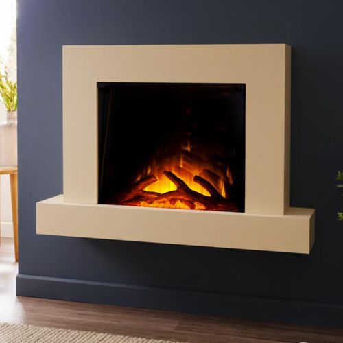 Camino elettrico - JAEGER 600 - Flamerite Fires - da parete / Faccia singola / con focolare chiuso