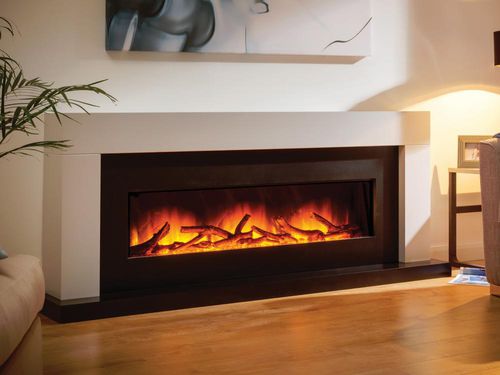 Camino elettrico - KAYDEN 1300/900 SUITE - Flamerite Fires - a pavimento / Faccia singola / con focolare chiuso