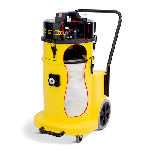 Aspirapolvere professionale - HZD900 - Numatic - a carrello / a secco / con cavo