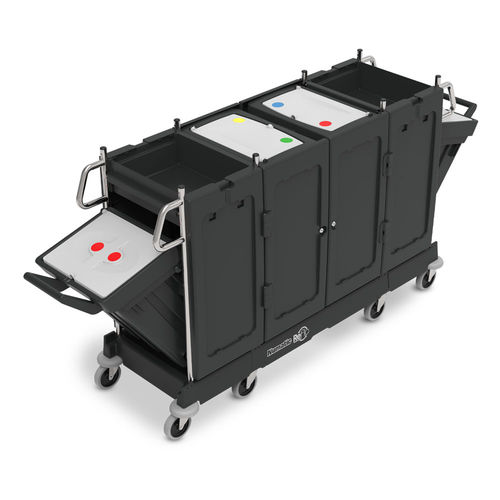 Carrello di pulizia - PRO-Matic PM34 - Numatic - portarifiuti / contract / in polipropilene