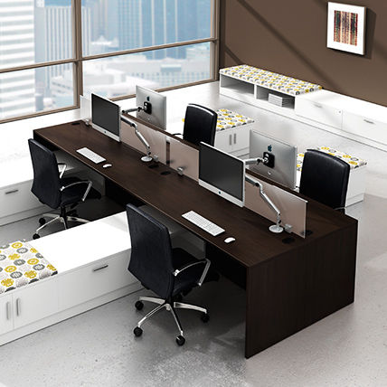 Scrivania per open space - MODERN - Office Furniture Group - contemporanea / in laminato / d'angolo