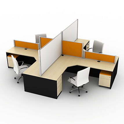 Divisorio per ufficio su scrivania - MODERN+PANELX - Office Furniture Group - in tessuto / in laminato / in plastica