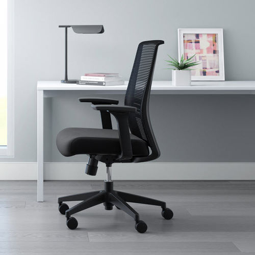 Sedia da ufficio moderna - JOYA™ - KIMBALL Office - da interno / in tessuto / in alluminio lucido