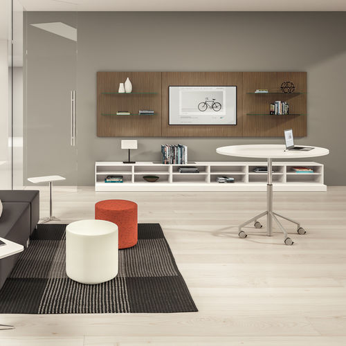 Mensola - STOW™ - KIMBALL Office - contemporaneo / in legno / in vetro