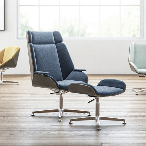 Sedia visitatore contemporanea - THEO ™ - KIMBALL Office - da interno / in compensato stampato / in legno compensato