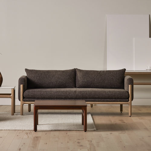 Divano contemporaneo - KITHARA® - KIMBALL Office - in tessuto / grigio / marrone