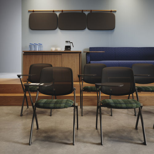 Sedia contemporanea - CHADDY® - KIMBALL Office - da interno / in tessuto / con supporto in metallo