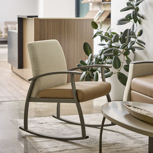 Sedia contemporanea - WELI - KIMBALL Office - da interno / in tessuto / con supporto in metallo