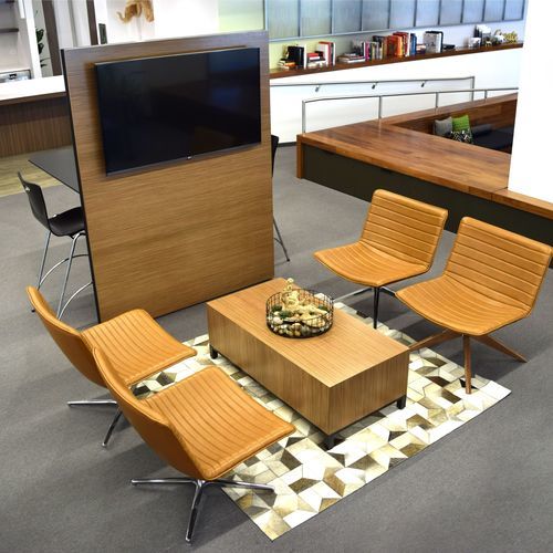 Divisorio per ufficio autoportante - MIO™ - KIMBALL Office - in legno / beige