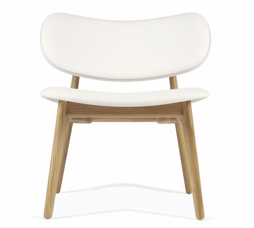 Sedia contemporanea - PLC LOUNGE - DAVIS - da interno / in legno / imbottita