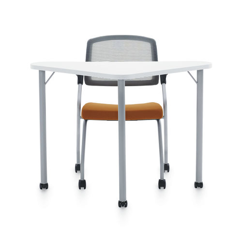 Tavolo per corsi di formazione contemporaneo - ZOOK™ - GLOBAL totaloffice - in laminato / con supporto in metallo / rettangolare