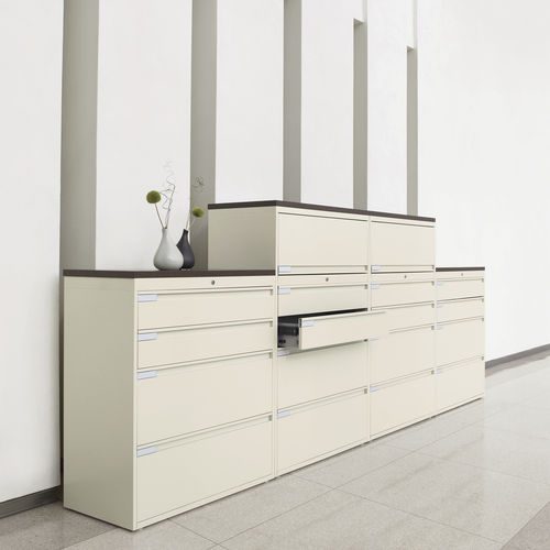 Armadio classificatore alto - 1200 SERIES - GLOBAL totaloffice - in legno / con cassetti / contemporaneo
