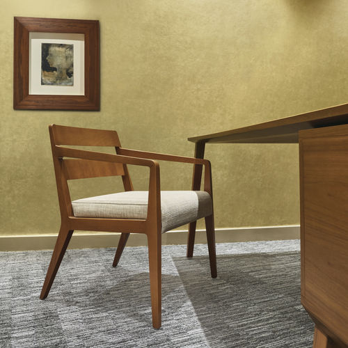 Sedia visitatore classica - CHAP™ - GLOBAL totaloffice - da interno / in tessuto / imbottita