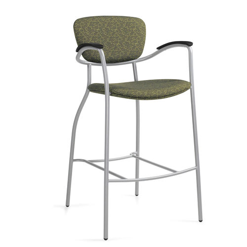 Sedia alta contemporanea - CAPRICE™ - GLOBAL totaloffice - da interno / in tessuto / in pelle