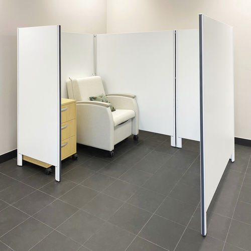 Parete amovibile - DPL5424 - GLOBAL totaloffice - in laminato / da ufficio / di privacy