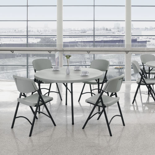 Tavolo da pranzo contemporaneo - LITE LIFT II - GLOBAL totaloffice - in polipropilene / con supporto in acciaio / rettangolare