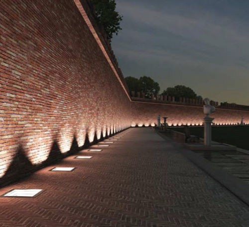 Luce da incasso a pavimento - PIANA - MARTINI Illuminazione - alogena / LED / quadrata