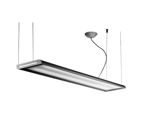 Luce a sospensione - SEGNO - MARTINI Illuminazione - a lampada fluorescente / quadrata / lineare