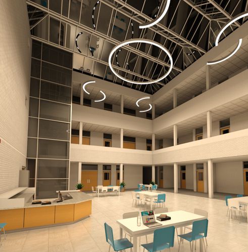 Luce a sospensione - KURL - Beta-Calco - LED / in alluminio / in acciaio