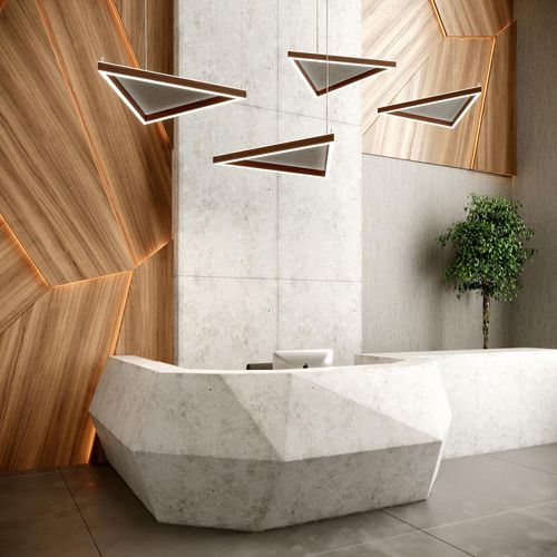 Luce a sospensione - MICRO TRIANGLE II™ - Beta-Calco - triangolare / professionale / in alluminio