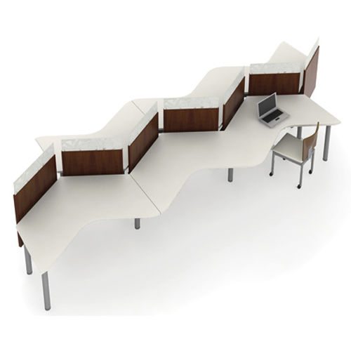 Scrivania per open space - ELEMENTS – ZIGZAG - AGATI - contemporanea / in laminato / contract