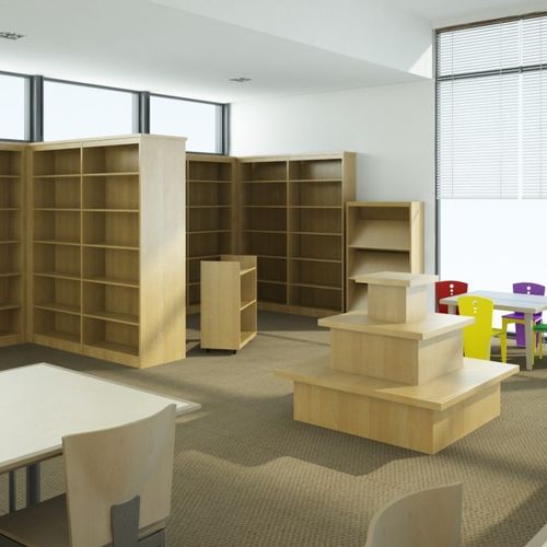 Libreria contemporanea - AGATI - in legno