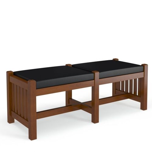 Divanetto imbottito classico - FRYE - AGATI - in tessuto / in legno massiccio / contract