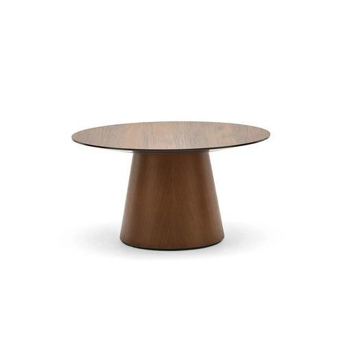Tavolino basso contemporaneo - SUWC36RD - allermuir - in rovere / con supporto in quercia / con supporto in legno impiallacciato