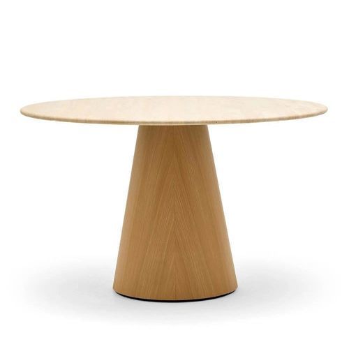 Tavolo da pranzo contemporaneo - SUWD54RD - allermuir - impiallacciato in legno / con supporto in quercia / rotondo
