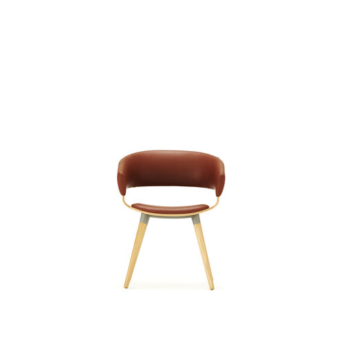 Sedia visitatore contemporanea - MOLLIE - allermuir - da interno / in tessuto / in acciaio