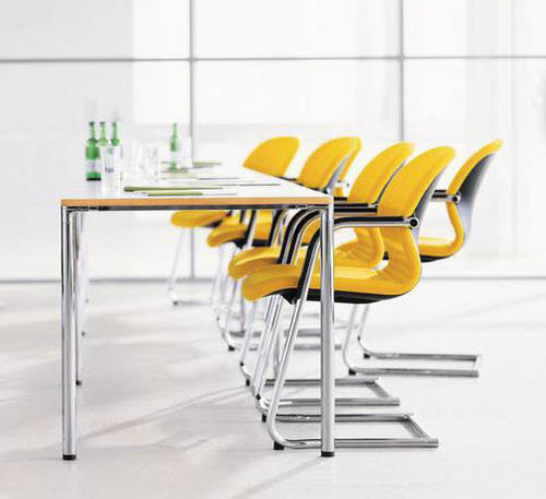 Sedia visitatore contemporanea - 212 FS-LINE - Wilkhahn - da interno / in tessuto / imbottita