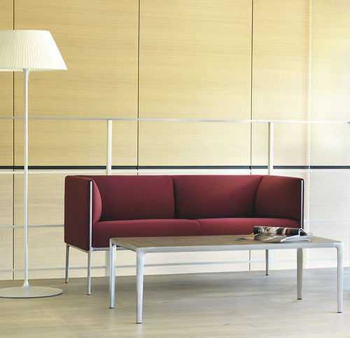 Divano contemporaneo - 860 ASIENTA - Wilkhahn - in tessuto / in pelle / grigio
