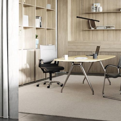 Sedia da ufficio contemporanea - 275/5 MODUS COMPACT - Wilkhahn - da interno / in tessuto / con supporto in alluminio