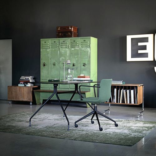 Sedia visitatore contemporanea - 227 PEP - Wilkhahn - da interno / in tessuto / in pelle