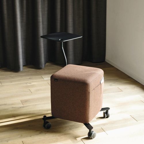 Sgabello da ufficio contemporaneo - Confair Next 441 - Wilkhahn - in tessuto / con supporto in metallo / con rotelle