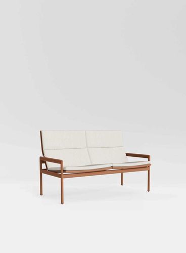 Divano compatto - SONORA LOVESEAT - BROWN JORDAN - contemporaneo / per esterni / in alluminio