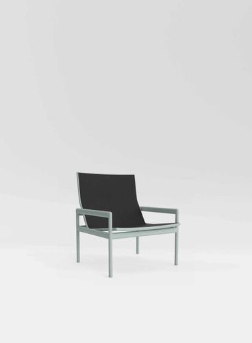 Poltrona contemporanea - Sonora - BROWN JORDAN - in rete / in metallo / blu