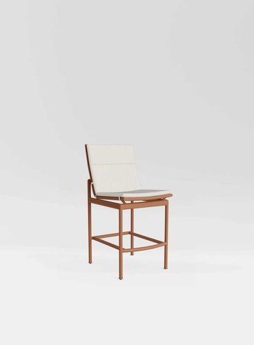 Sgabello da bar contemporaneo - SONORA - BROWN JORDAN - in tessuto / con supporto in alluminio / con 4 gambe