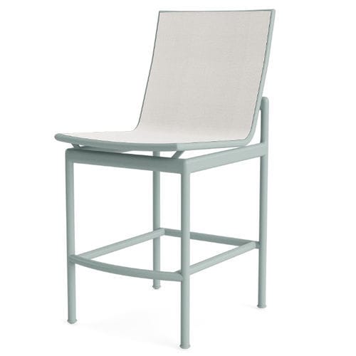 Sgabello da bar contemporaneo - Sonora Sling - BROWN JORDAN - in tessuto / con supporto in metallo / senza braccioli