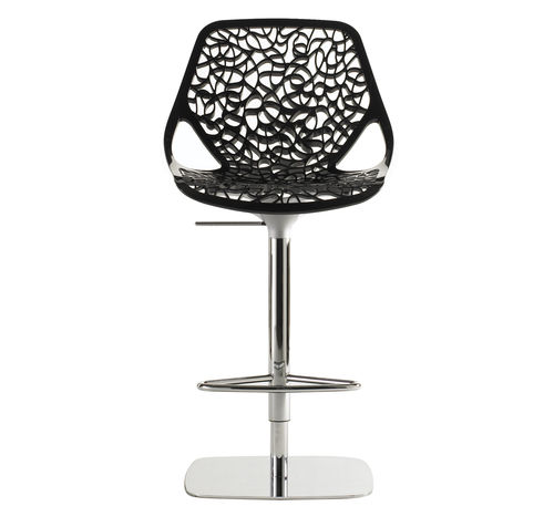 Sedia alta design originale - CAPRICE - LOEWENSTEIN - in metallo / con base centrale / contract