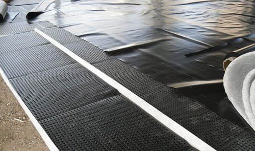 Geocomposito di drenaggio - PROVOID - A. PROCTOR GROUP - in polietilene ad alta densità HDPE