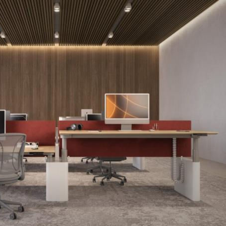 Base per tavolo in metallo laccato - Krossi Surround - schiavello - contemporaneo / per ufficio
