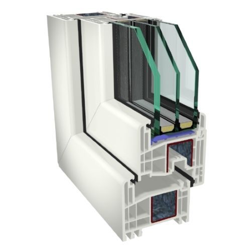 Finestra in PVC - GEALAN S8000   - ARUTECH PARIMAD AKNAD OÜ - a battente / a doppi vetri / a tripli vetri