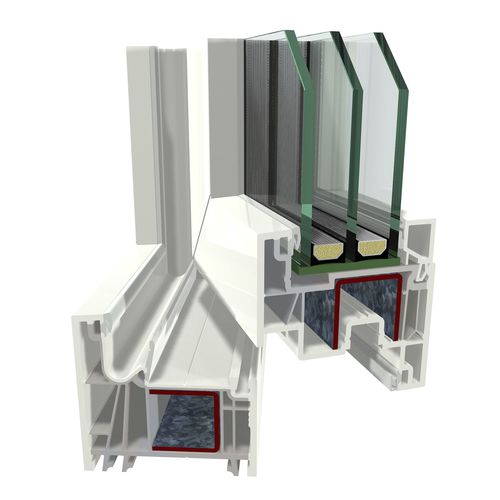 Finestra in PVC - GEALAN LINEAR  - ARUTECH PARIMAD AKNAD OÜ - scorrevole / a doppi vetri / bianca