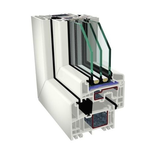 Finestra in PVC - GEALAN-LUMAXX  - ARUTECH PARIMAD AKNAD OÜ - a battente / a tripli vetri / termoisolante