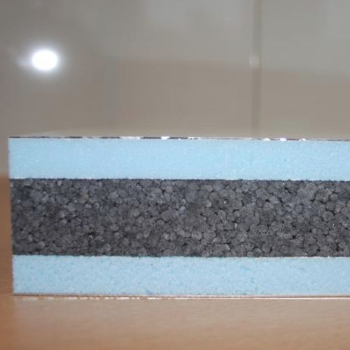 Pannello sandwich isolante per tetto - NOVATOIT® : PHONIC THREE-LAYER - AV Composites - bifacciale in alluminio / anima in polistirene estruso / ad alta resistenza
