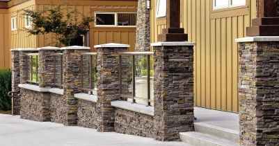 Paramento in pietra - PRO-FIT ALPINE LEDGESTONE - Cultured Stone Products - da esterno / rustico / decorativo